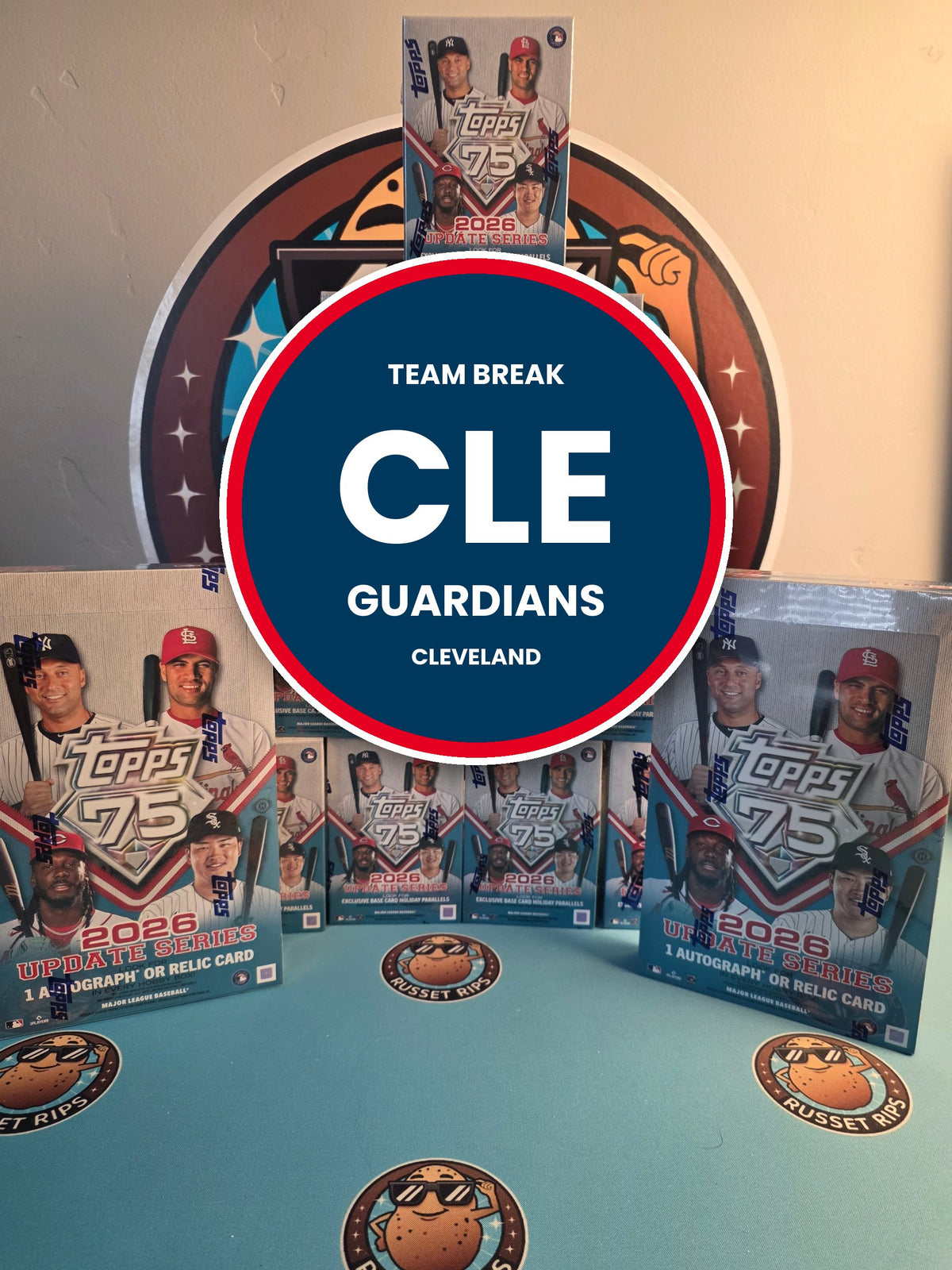 2026 Topps Update team break spot - Cleveland Guardians