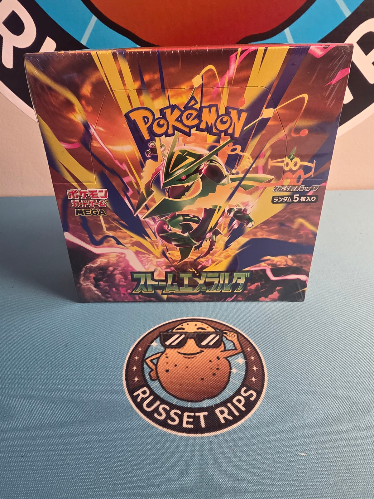 AUCTION: Pokémon Japanese MEGA M6 Storm Emeralda Booster Box (Sealed) — $1 Start