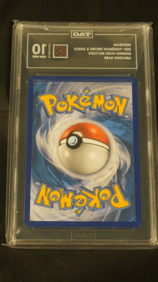 Reshiram 2021 Pokemon Shining Fates 17 - TAG 10