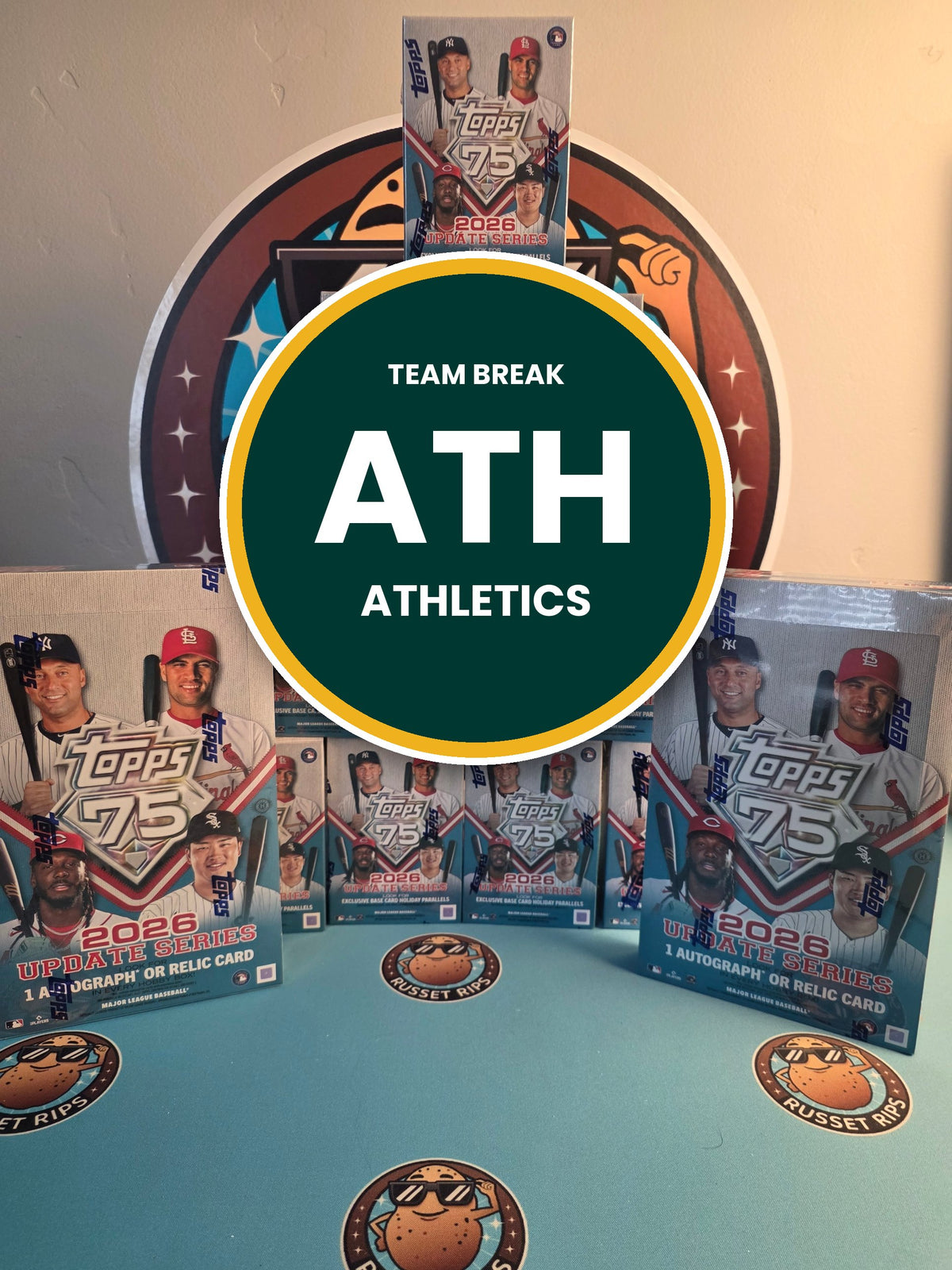 2026 Topps Update team break spot - Athletics