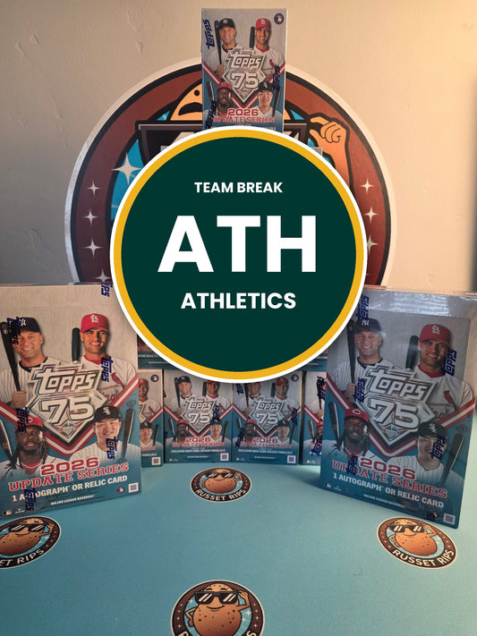 2026 Topps Update team break spot - Athletics