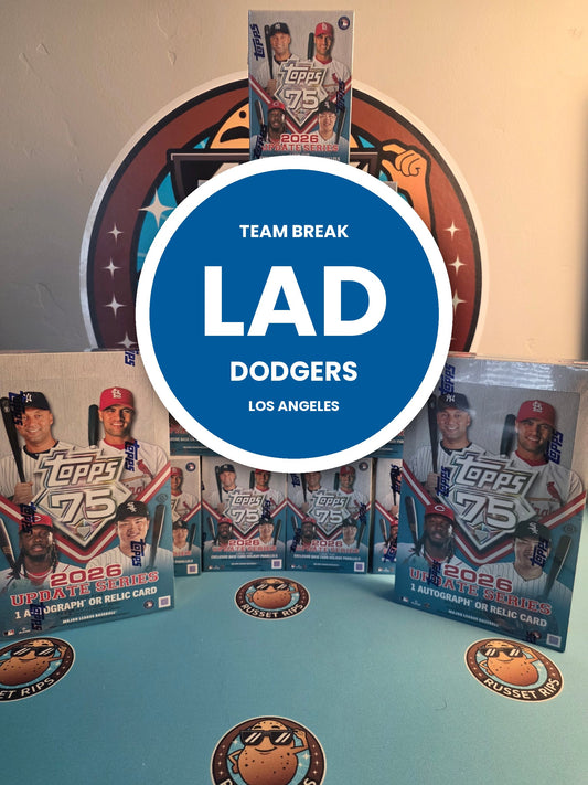 2026 Topps Update team break spot - Los Angeles Dodgers