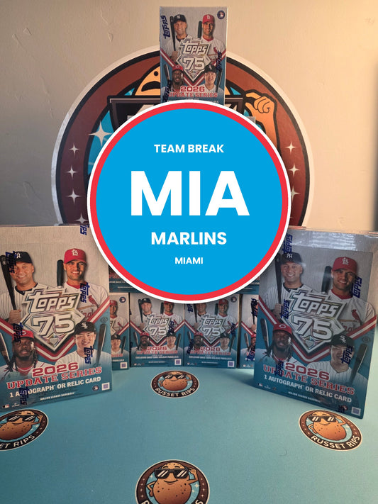 2026 Topps Update team break spot - Miami Marlins