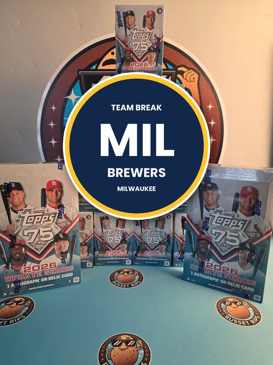 2026 Topps Update team break spot - Milwaukee Brewers