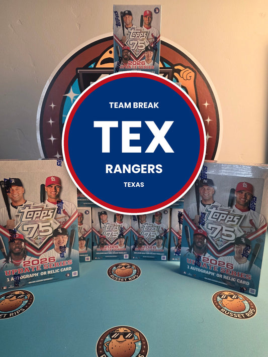2026 Topps Update team break spot - Texas Rangers