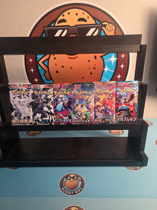 Japanese Pokémon pack mix — 6 sealed packs