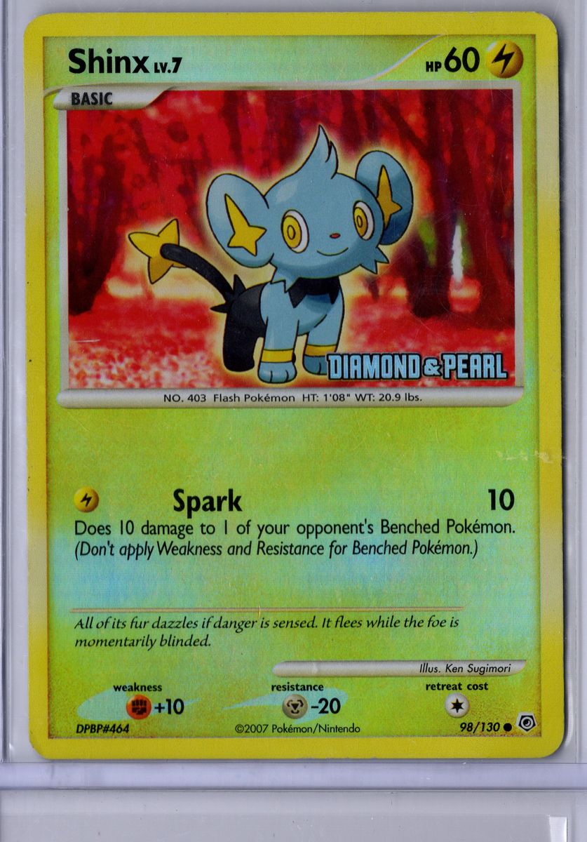 Shinx [Stamped] - #98 - Pokemon Diamond & Pearl - LP