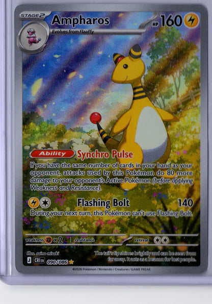 Ampharos - 090/086 - Pokemon Chaos Rising - NM
