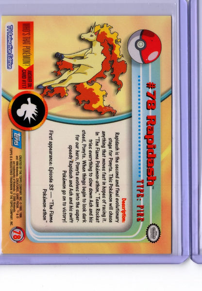 Rapidash 78 Topps Pokemon TV Animation Edition Series 1 - English LP