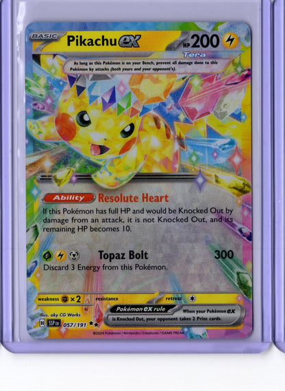 Pikachu 57 2024 Pokemon Scarlet & Violet Surging Sparks - English NM