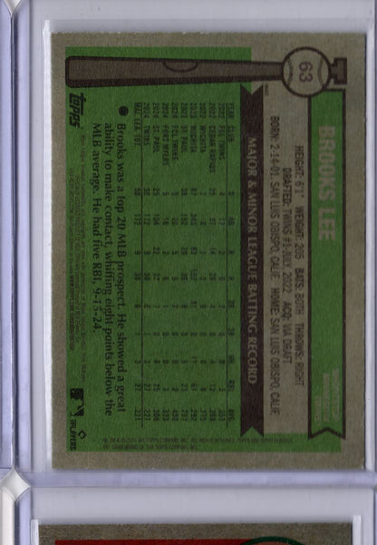 Brooks Lee - Image Variation RC - 2025 Topps Heritage - NM