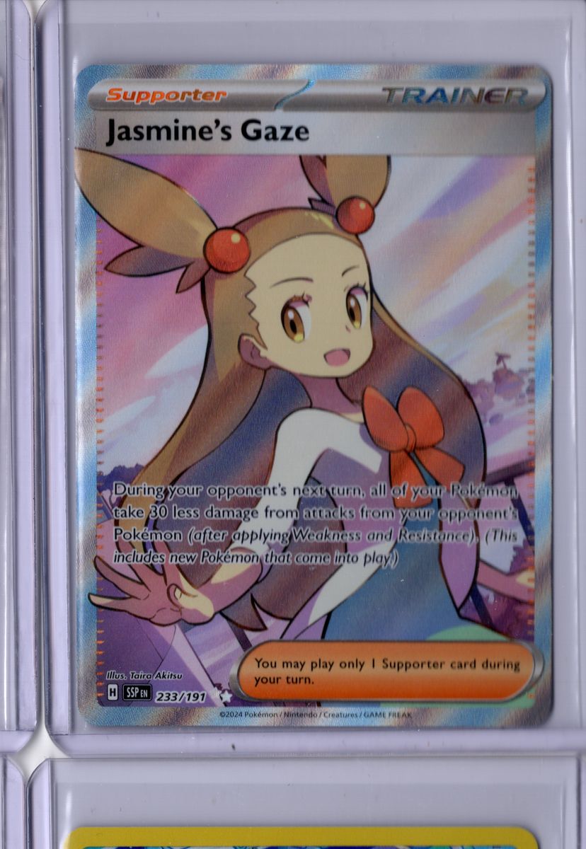 Jasmine's Gaze 233 2024 Pokemon Scarlet & Violet Surging Sparks English NM