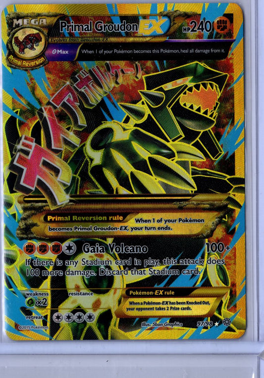 Primal Groudon EX - 97/98 - Pokemon Ancient Origins - NM