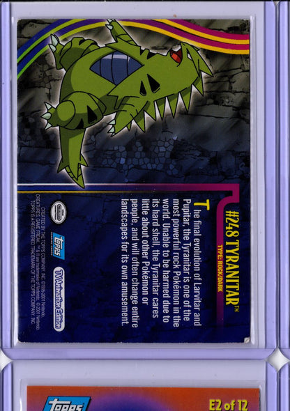 Tyranitar Evolution E2 Topps Pokemon TV Animation Edition Series 2 - English LP