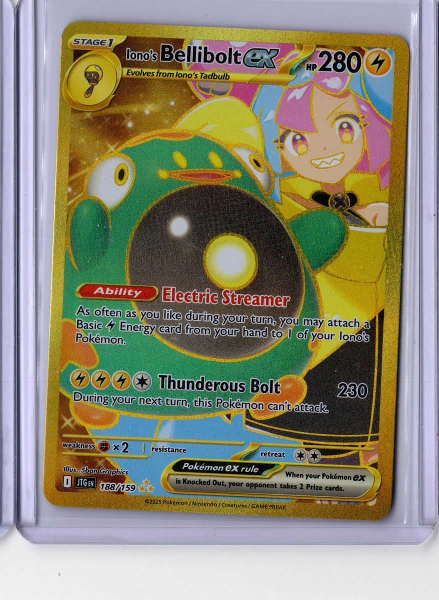 Iono's Bellibolt EX - - 2025 Pokemon Scarlet & Violet Journey Together - NM