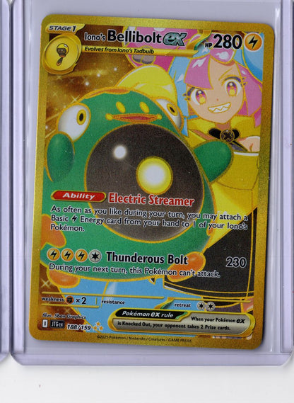 Iono's Bellibolt EX - - 2025 Pokemon Scarlet & Violet Journey Together - NM