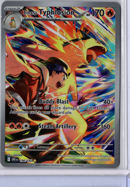 Ethan's Typhlosion - 190/182 - Pokemon Destined Rivals - NM