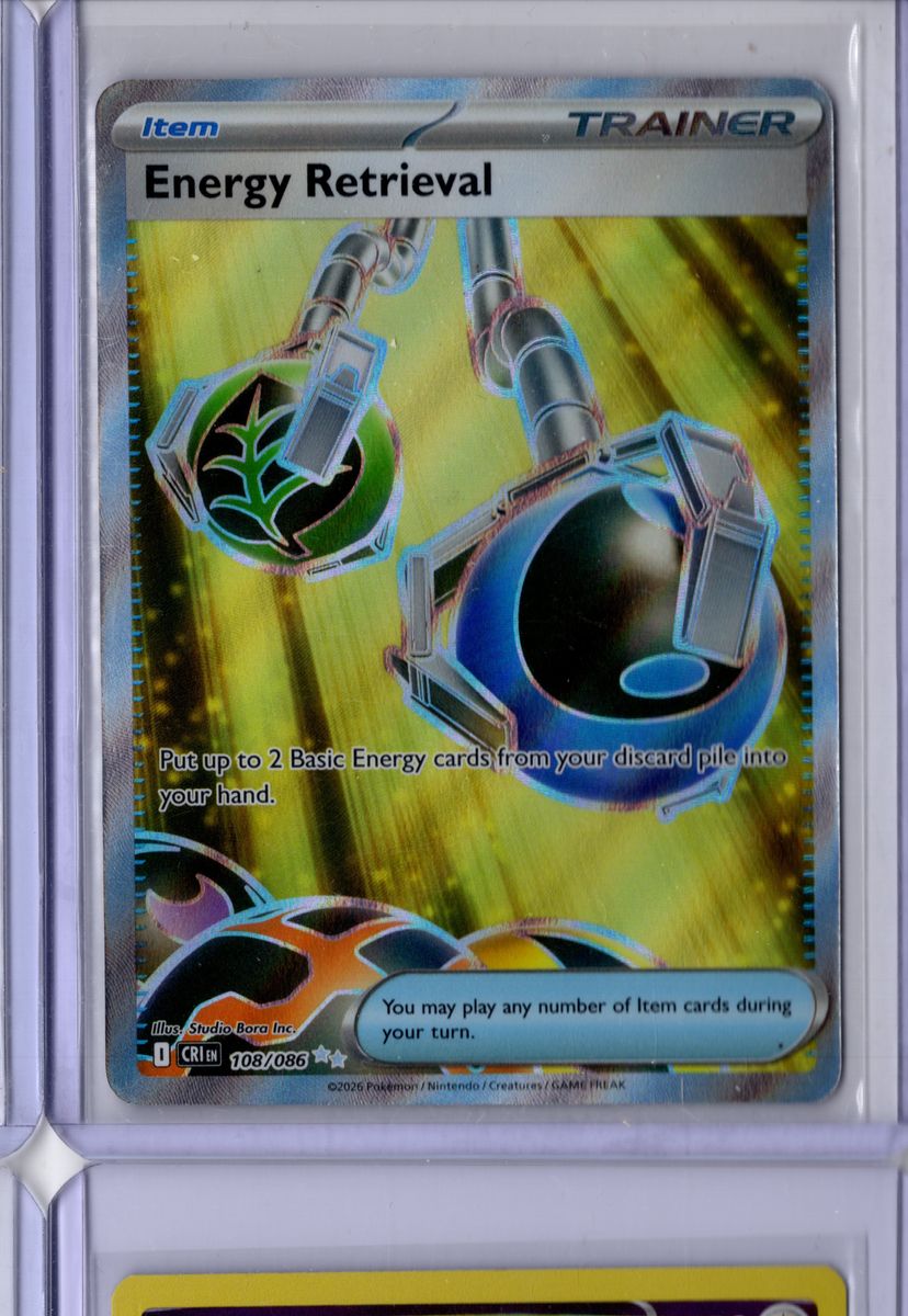 Energy Retrieval 2026 Mega Evolution Chaos Rising #108 English NM