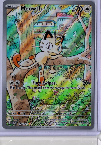 Meowth - 106/094 - Pokemon Phantasmal Flames - NM