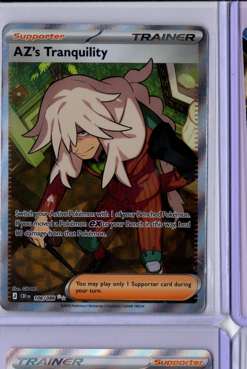 AZ's Tranquility 106 2026 Pokemon Mega Evolution Chaos Rising - English NM
