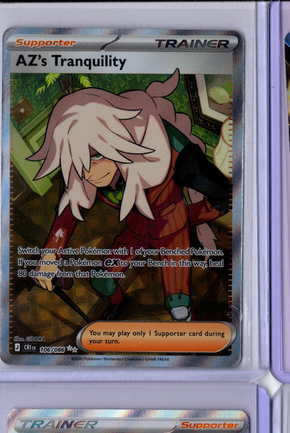 AZ's Tranquility 106 2026 Pokemon Mega Evolution Chaos Rising - English NM