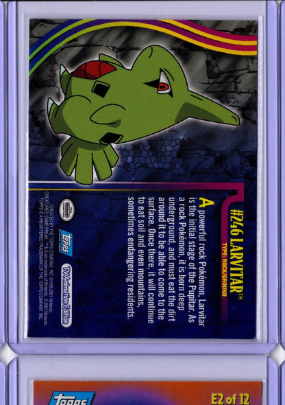 Larvitar Evolution E2 Topps Pokemon Johto League Champions - English LP