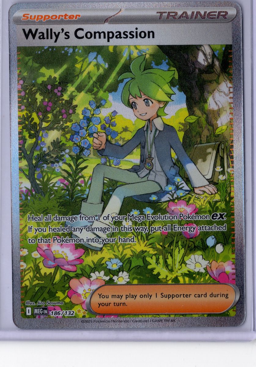 Wally's Compassion - 186/132 - Pokemon Mega Evolution - NM
