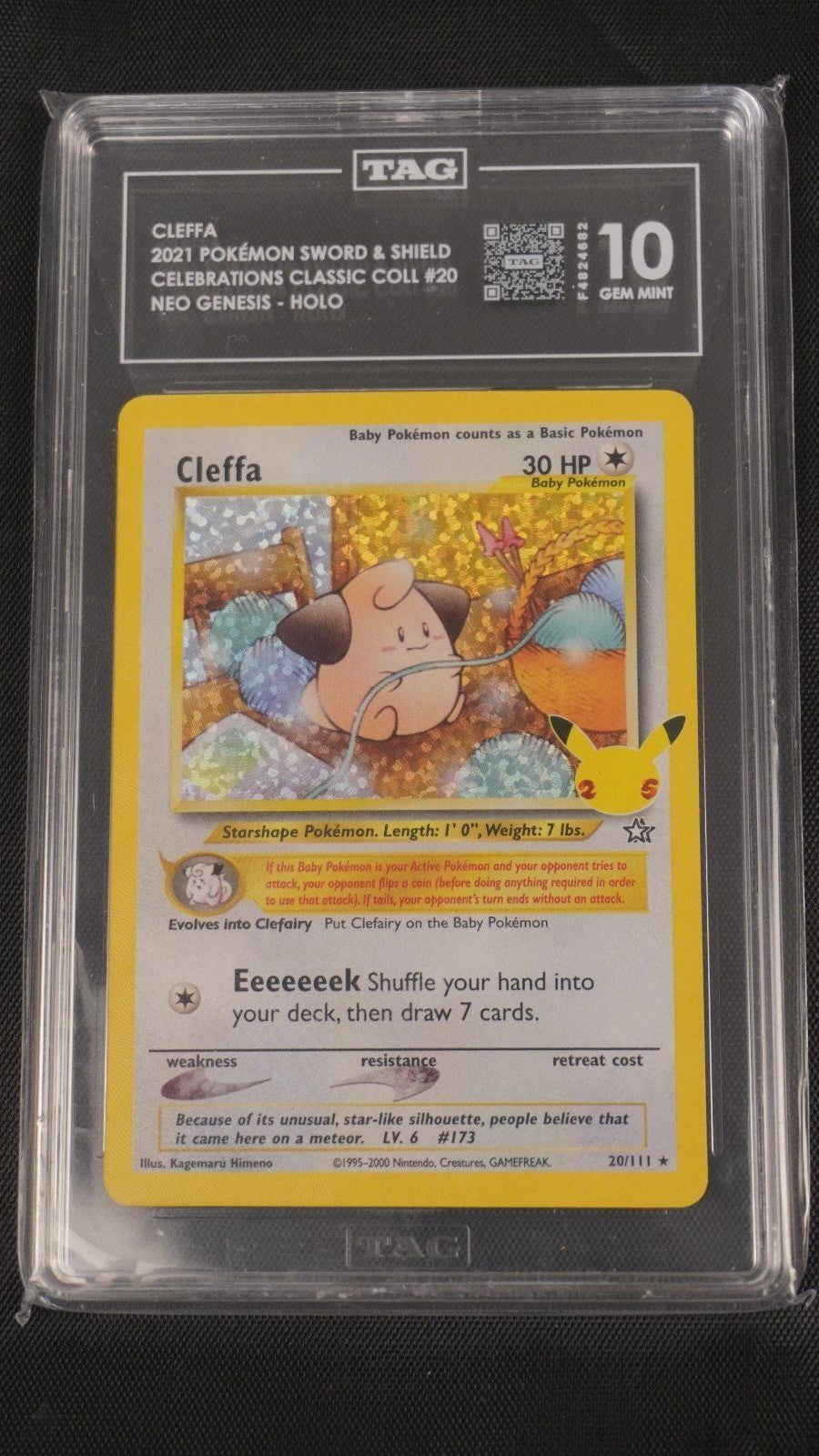 Cleffa - Holo Celebration 25th #20 - TAG 10