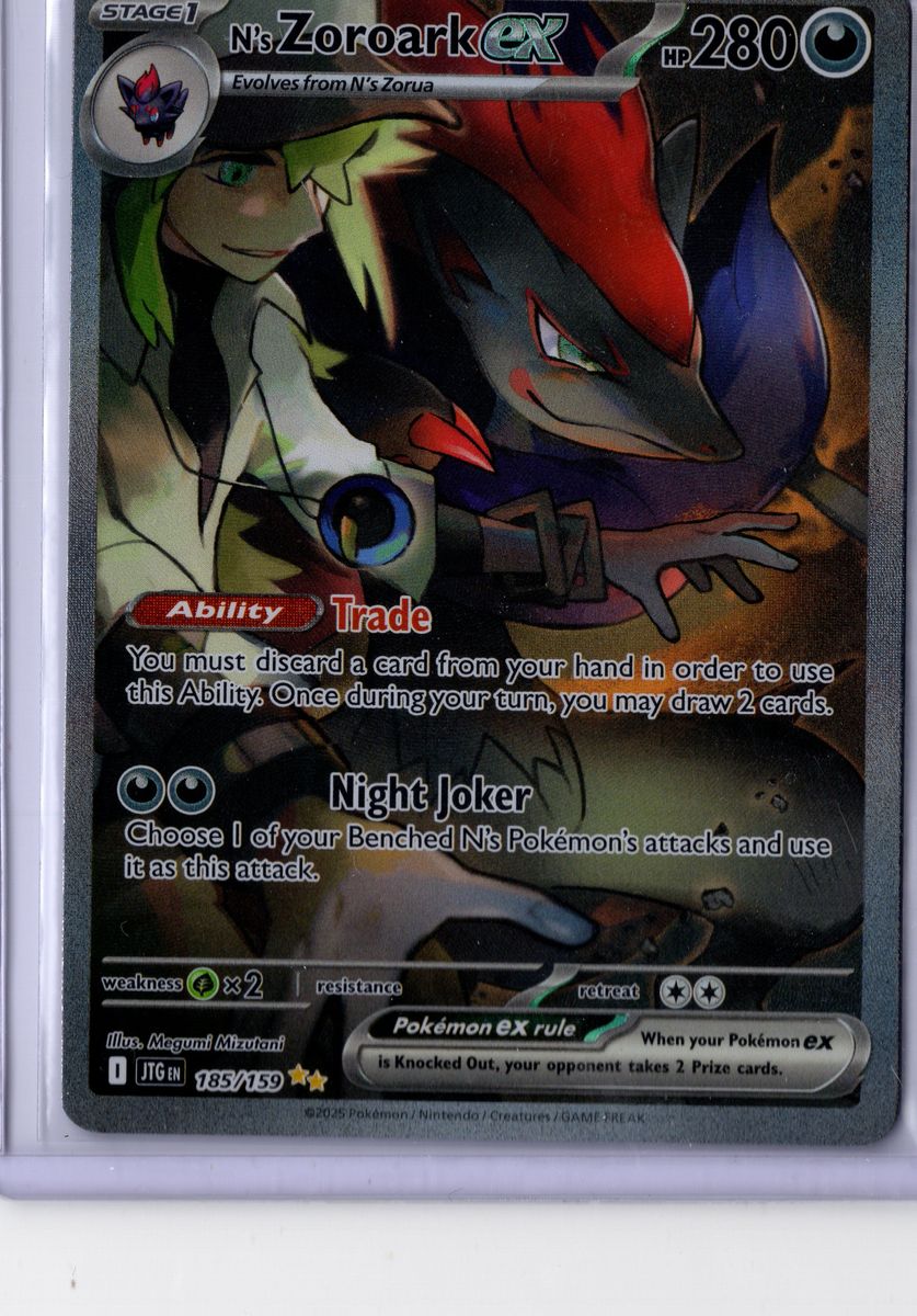 N's Zoroark ex - 185/159 - Pokemon Journey Together - NM