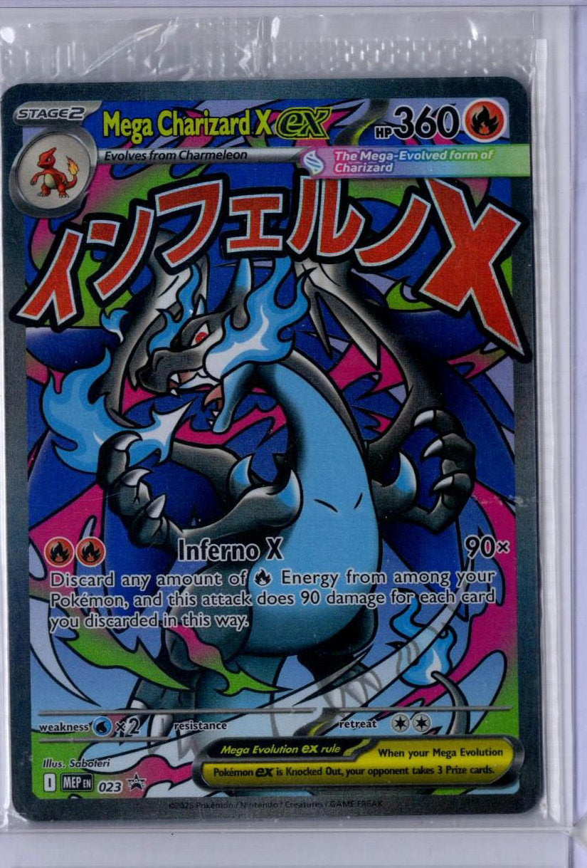 Mega Charizard X ex Sealed Promo