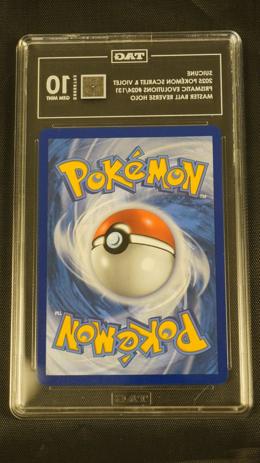 Suicune - Master Ball Reverse Holo - TAG 10