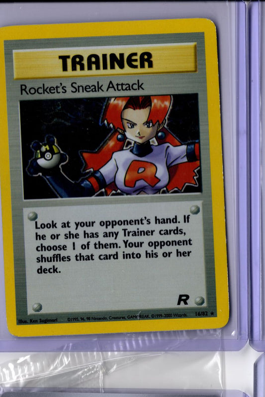 Rocket's Sneak Attack 16 2000 Pokemon Team Rocket - English LP