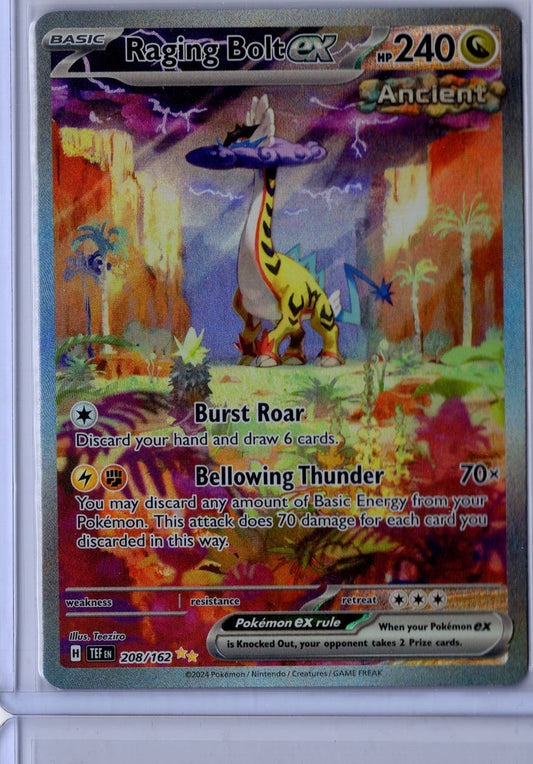 Raging Bolt ex - 208/162 - Pokemon Temporal Forces - NM