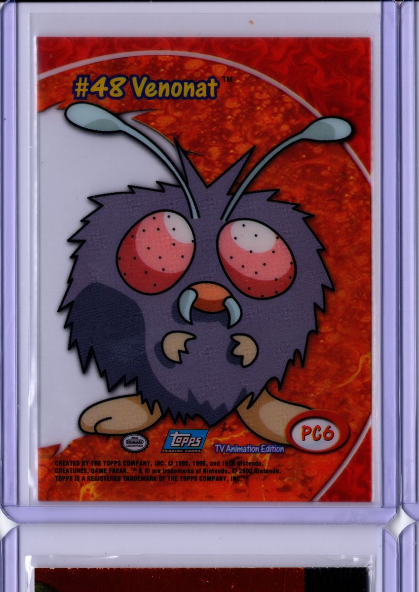 Venonat PC6 Topps Pokemon TV Animation Edition Series 1 - English LP