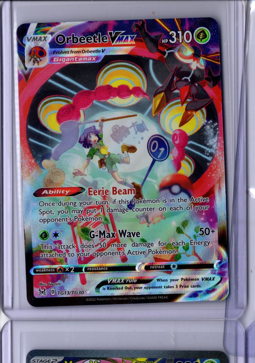 Orbeetle #TG13 2022 Pokemon Lost Origin Trainer Gallery Full Art English NM