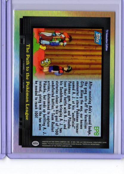 Ep8 The Path to the Pokemon League Tv/Animation Series Topps - English LP