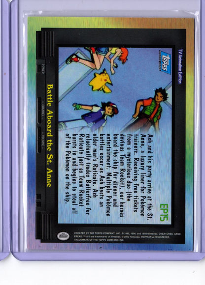 Battle Aboard the St. Anne EP15 Topps Pokemon TV Animation Edition Series 1 -