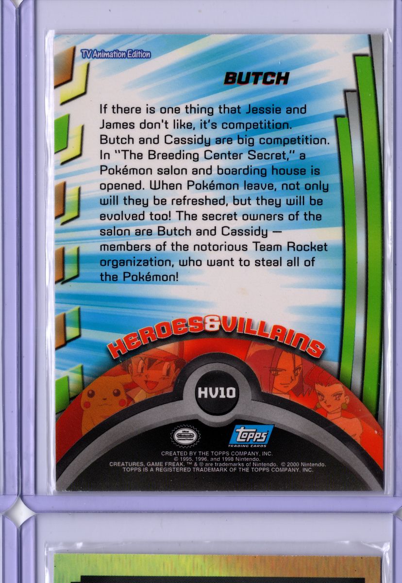 Butch HV10 Topps Pokemon TV Animation Edition Series 1 - English LP
