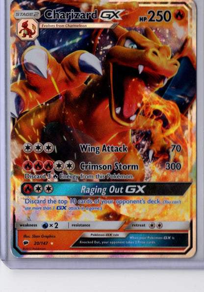 Charizard GX - #20 - Pokemon Burning Shadows - LP