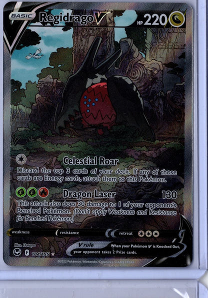 Regidrago V - 184/195 - Pokemon Silver Tempest - NM