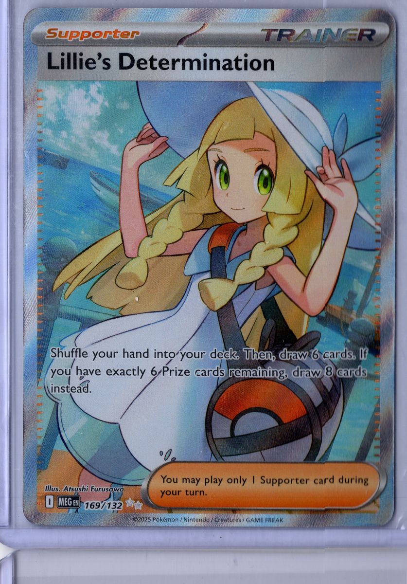 Lillie's Determination 169/132 Pokemon Mega Evolution - English NM