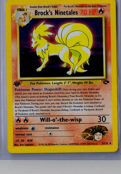 Brock's Ninetales - 3/132 - Pokemon Gym Challenge - LP
