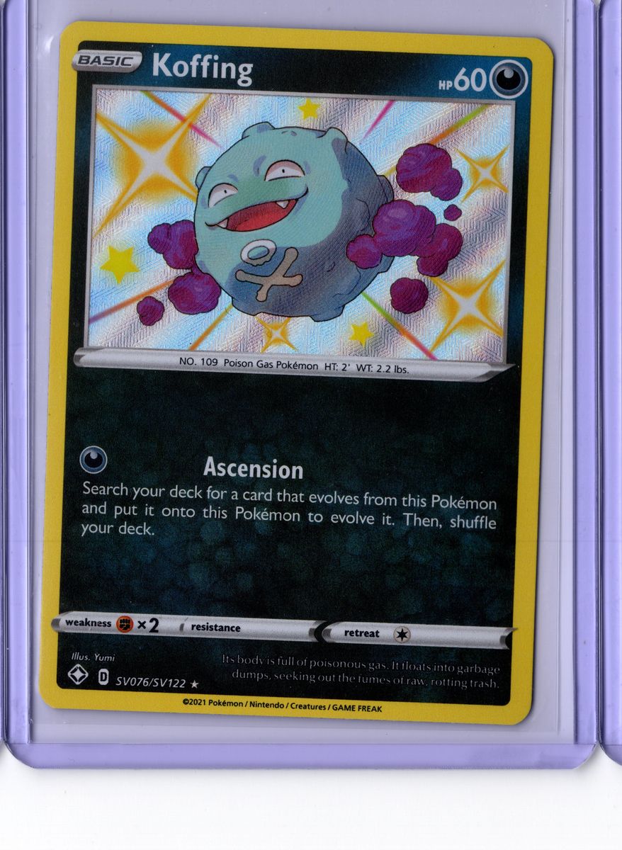 Koffing 275 2020 Pokemon Japanese Sword & Shield Shiny Star V - English NM