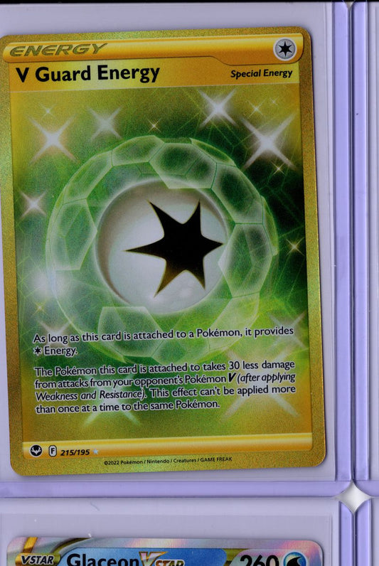V Guard Energy Full Art 215 2022 Pokemon Silver Tempest - English NM