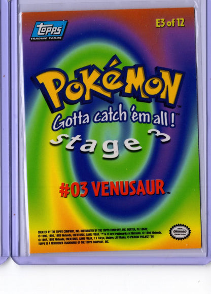 Venusaur Evolution E3 Topps Pokemon The First Movie - English LP