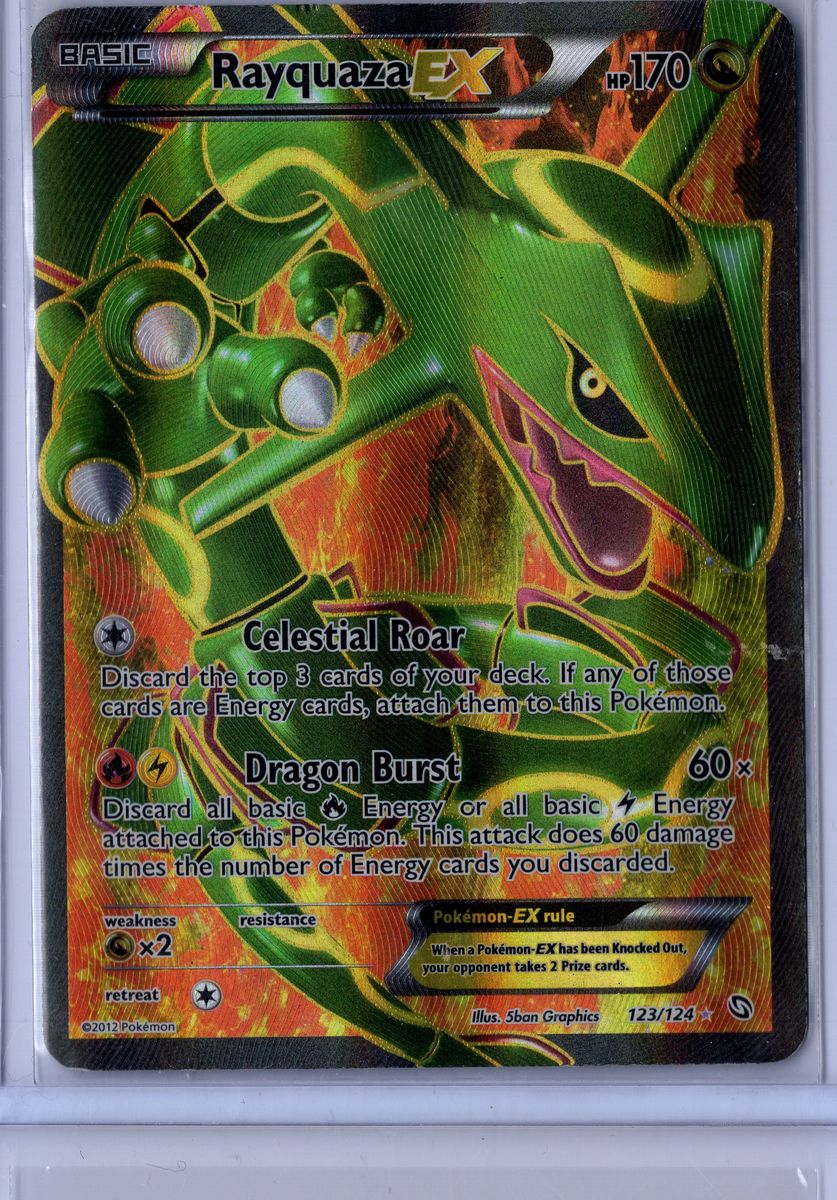 Rayquaza EX - 123/124 - Pokemon Dragons Exalted - MP