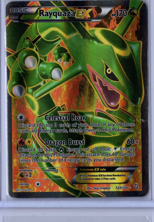 Rayquaza EX - 123/124 - Pokemon Dragons Exalted - MP