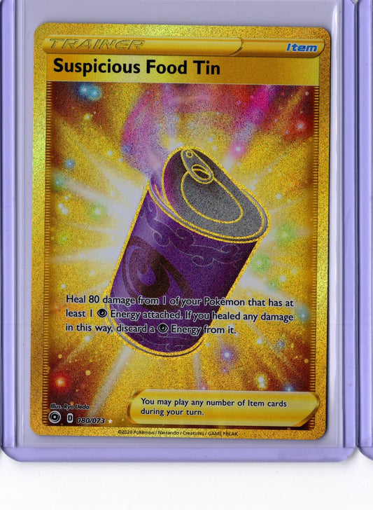 Suspicious Food Tin Full Art 80 2020 Pokemon Champion's Path - English NM