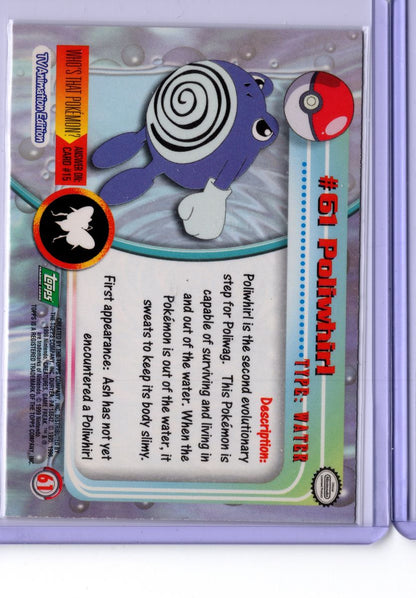 Poliwhirl 61 Topps Pokemon TV Animation Edition Series 1 - English LP