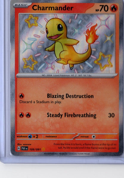 Charmander - 109/091 - Pokemon Paldean Fates - NM